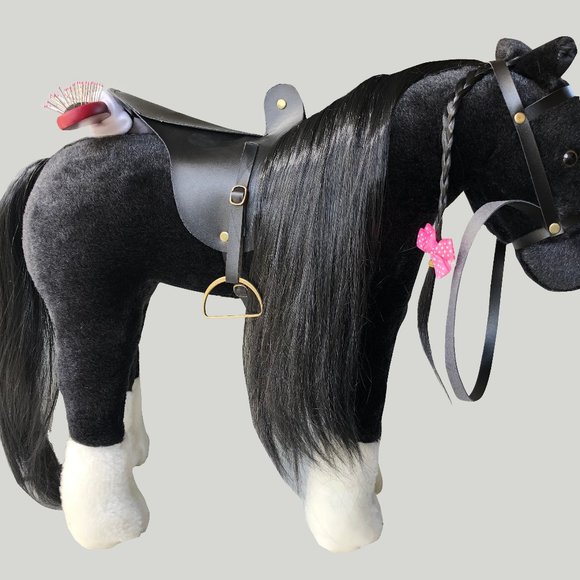 Premium pony toy with brush, hair clip and blanket - Picture 6 of 6